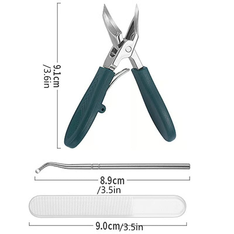 Anti-Splash Nail Curved Edges Clippers